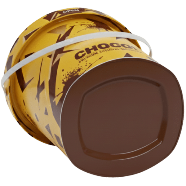 DYK907 – 900 ML Chocolate Packaging Bucket