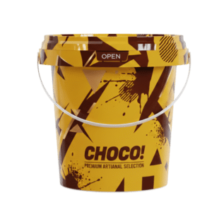DYK907 – 900 ML Chocolate Packaging Bucket