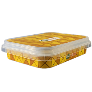 DKK101 – 100 ml PP Food-Grade Rectangular Yogurt Container (IML Compatible)