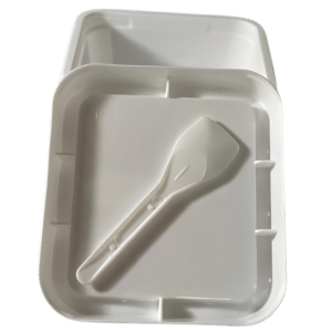 DKF150: 5 oz Ice Cream Cup with Spoon Rest 9 DKF150: 5 oz Ice Cream Cup with Spoon Rest 4