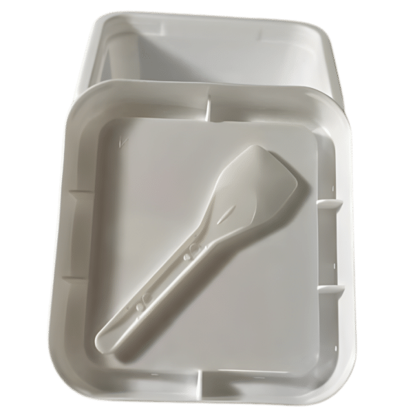 DKF150: 5 oz Ice Cream Cup with Spoon Rest 4 DKF150: 5 oz Ice Cream Cup with Spoon Rest