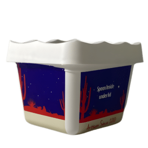 DKF150: 5 oz Ice Cream Cup with Spoon Rest 10 DKF150: 5 oz Ice Cream Cup with Spoon Rest 5