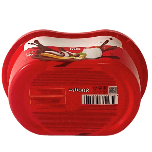 DÖK350: 12 oz Premium IML Chocolate Packaging Container with Secure Lid for Chocolate Cream, Candy and Confectionery Products