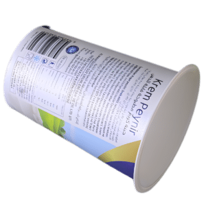 DYF180: 180 ml (6 oz) Foil-Sealable Small Round Plastic Container 2