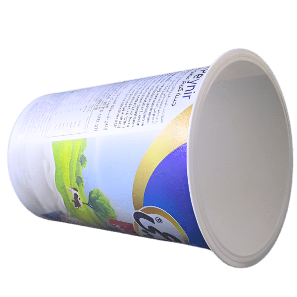 DYF180: 180 ml (6 oz) Foil-Sealable Small Round Plastic Container