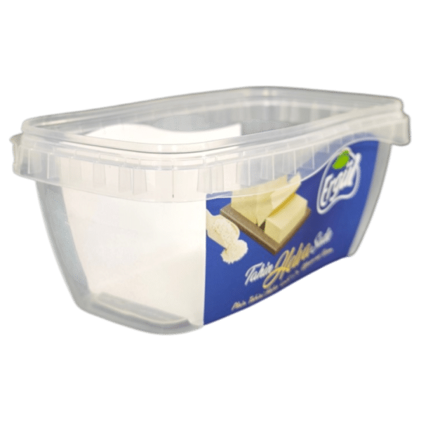 DÖK400 – 400 ml / 16 oz Custom-Shaped Halva Container | IML Printed Food Packaging
