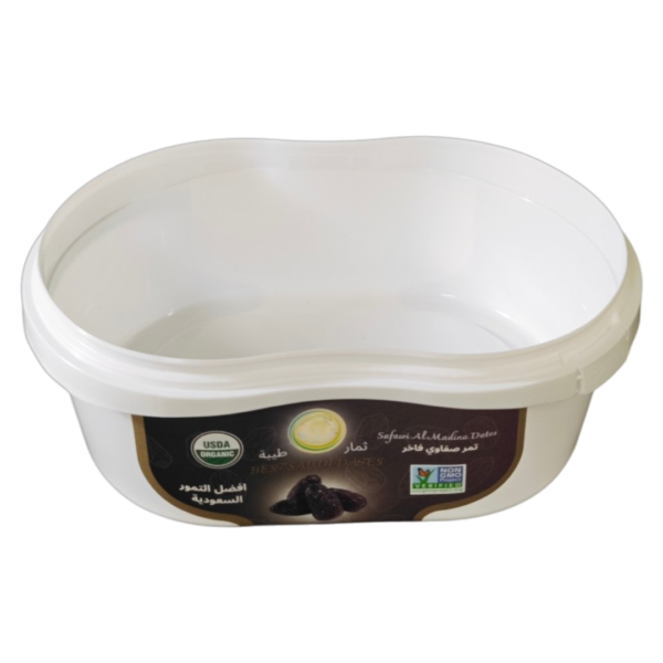 DÖK850 – 28 oz (850 ml) Date Container | PP Rigid Plastic Food Packaging with Lockable Lid