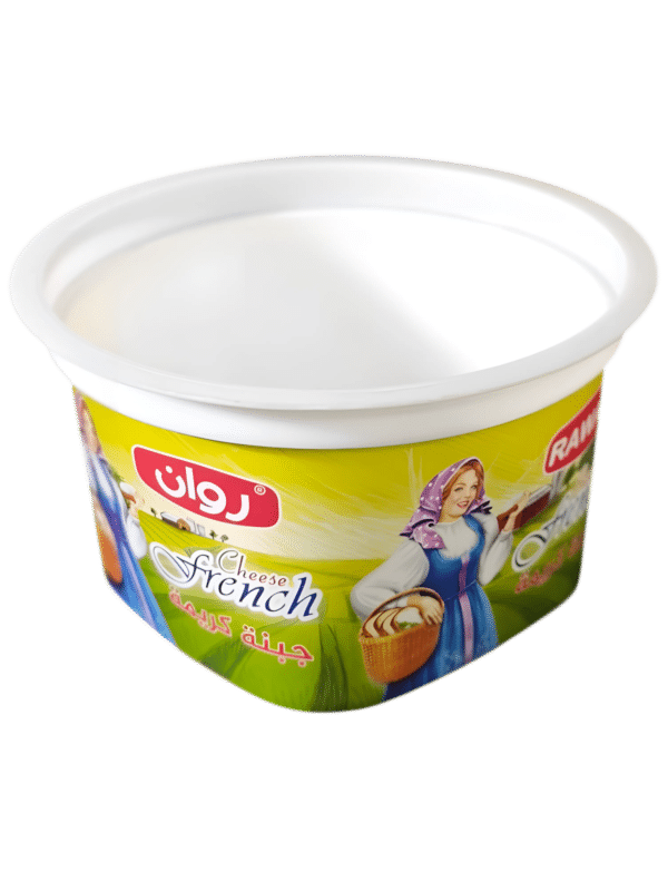 DYF230 – 230 ml (8 oz) PP Injection Cheese Container (IML & Foil Sealing Compatible)
