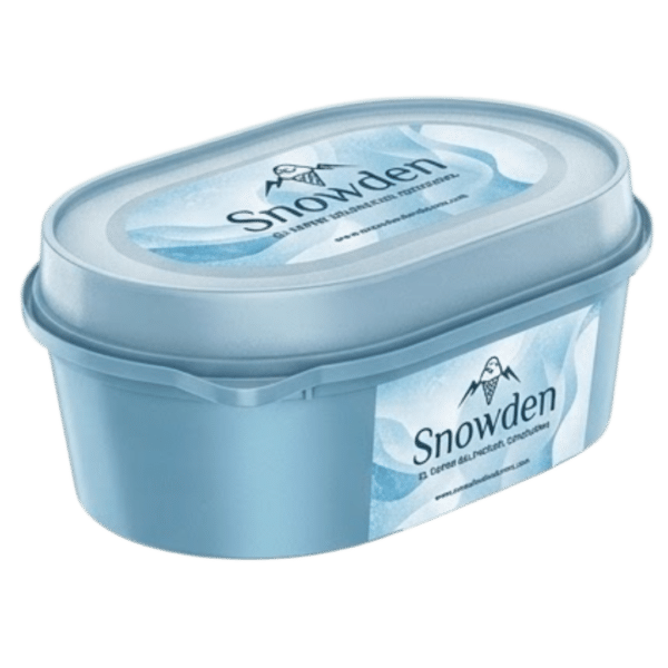 DOK958: 950 ml Premium IML Ice Cream, Chocolate Spread & Dessert Packaging Container with Secure Lid