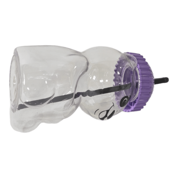 DPET450 Bear-Shaped Figure Straw Cold Drink Cup – 450 ML / 15 OZ
